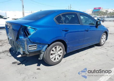 2012 Honda Civic Lx from USA, damaged, VIN 19XFB2F55CE321255